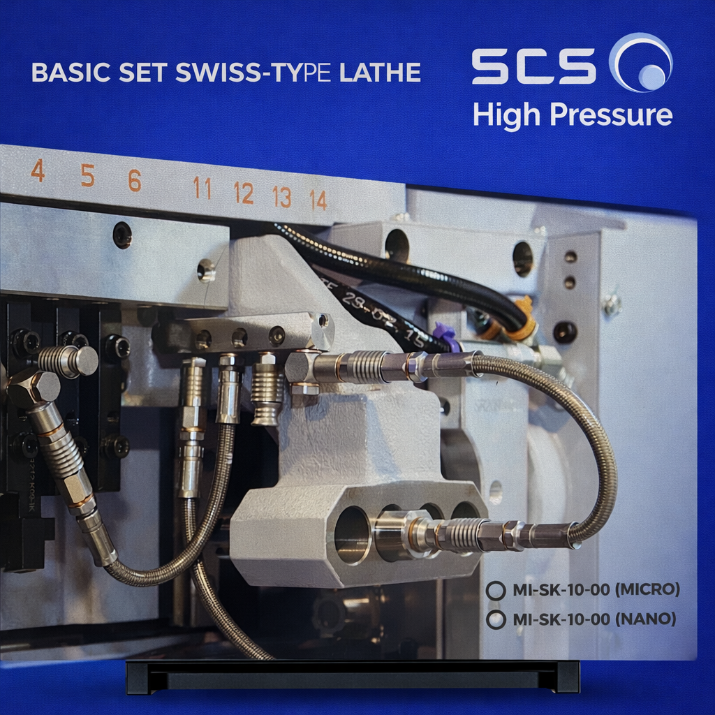 High-Pressure Systems for Swiss-Type Lathes – Enhancing Precision & Performance